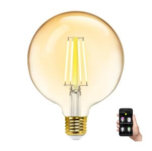 B.V. LED Dimmelhető izzó FILAMENT G125 E27/6W/230V 2700