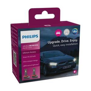 Philips KÉSZLET 2xLED Autó izzó 11366 U2500 CX H8/H9/H11/H16 PGJ19