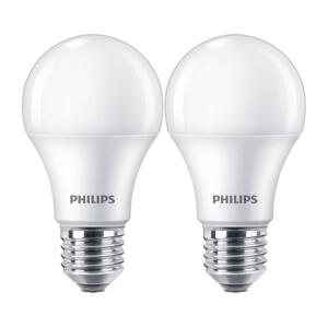 Philips KÉSZLET 2x LED Izzó Philips A60 E27/10W/230V 4000K