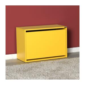 Adore Furniture Cipősszekrény 42x60 cm sárga