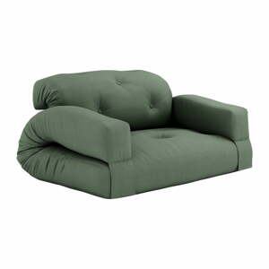 Hippo zöld kinyitható kanapé 140 cm - Karup Design