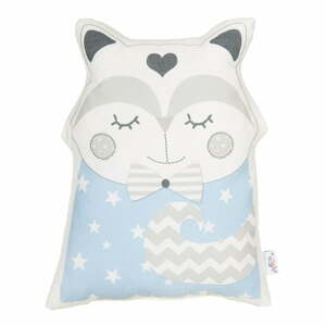 Pillow Toy Smart Cat kék pamutkeverék gyerekpárna, 23 x 33 cm - Mike & Co. NEW YORK