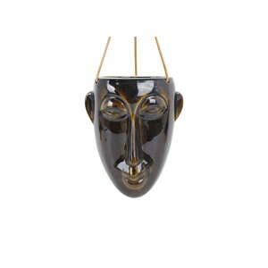Mask sötétbarna függőkaspó, magasság 22,3 cm - PT LIVING