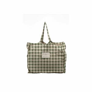 Linen Bag Green Vichy szövet táska - Really Nice Things