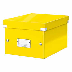 Universal sárga tárolódoboz, hossz 28 cm Click&Store - Leitz