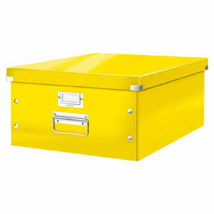 Universal sárga tárolódoboz, hossz 48 cm Click&Store - Leitz