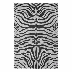 Safari fekete-bézs kültéri szőnyeg, 80x150 cm - Ragami