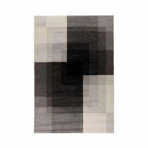 Plaza szürke-fekete szőnyeg, 160 x 230 cm - Flair Rugs