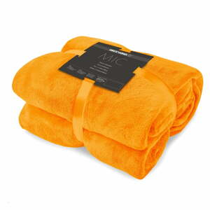 Mic narancssárga mikroszálas takaró, 160 x 210 cm - DecoKing