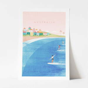 Poszter Australia, 30x40 cm - Travelposter