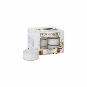 Candle Vanilla 12 db-os illatgyertya szett, egyenként 4 óra égési idő - Yankee Candle