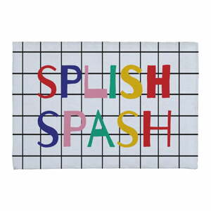 Splish pamut-keverék fürdőszobaszőnyeg, 60 x 40 cm - Little Nice Things