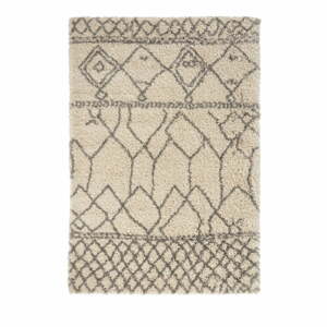 Scandi Berber krémfehér szőnyeg, 160 x 220 cm - Think Rugs