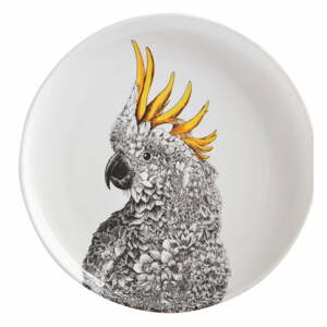 Marini Ferlazzo Cockatoo fehér porcelán tányér, ø 20 cm - Maxwell & Williams