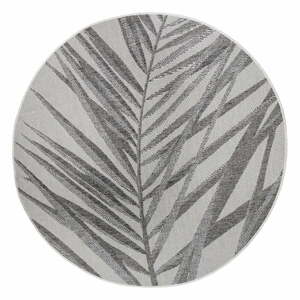 Palm szürke-bézs kültéri szőnyeg, ø 160 cm - NORTHRUGS