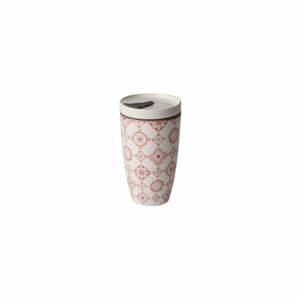 Like To Go piros-fehér porcelán termobögre, 350 ml - Villeroy & Boch