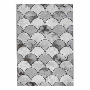 Szürke-ezüstszínű szőnyeg 220x160 cm Craft - Think Rugs