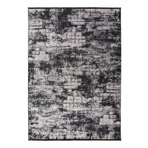 Fekete-szürke szőnyeg 230x160 cm Deluxe Difuminada Plata - Universal