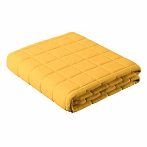 Sárga steppelt ágytakaró franciaágyra 170x210 cm Lillipop - Yellow Tipi