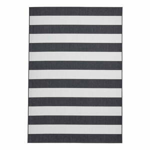 Fehér-fekete kültéri szőnyeg 170x120 cm Santa Monica - Think Rugs