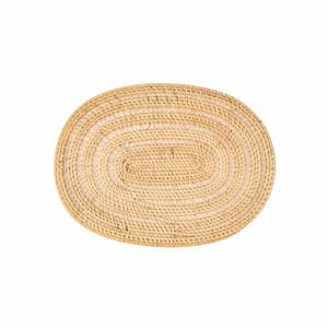 Rattan tányéralátét 40x30 cm - Tiseco Home Studio