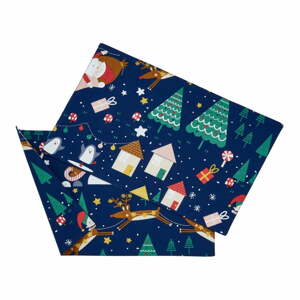 Karácsonyi mintás textil tányéralátét 2 db-os 30x46 cm Santa's Christmas Wonderland – Catherine Lansfield