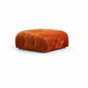 Narancssárga bársony puff Bubble – Balcab Home