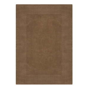 Barna gyapjú szőnyeg 200x290 cm – Flair Rugs