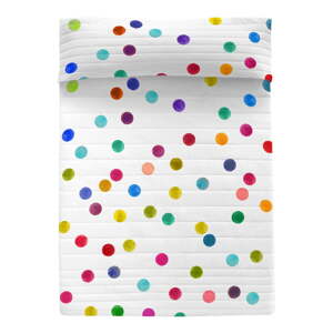 Fehér pamut steppelt paplanhuzat 180x260 cm Confetti – Happy Friday