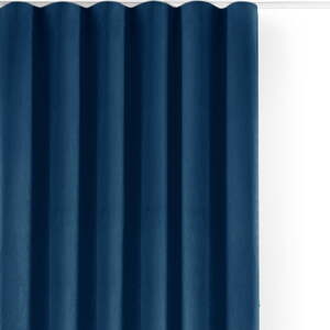 Kék bársony dimout (semi-opac) függöny 200x225 cm Velto – Filumi