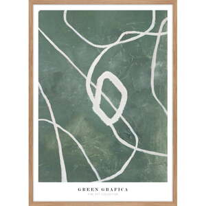 Keretezett poszter 52x72 cm Green Grafica   – Malerifabrikken