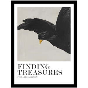 Keretezett poszter 32x42 cm Finding Treasures   – Malerifabrikken
