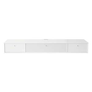 Fehér TV-állvány 176x22 cm Mistral – Hammel Furniture
