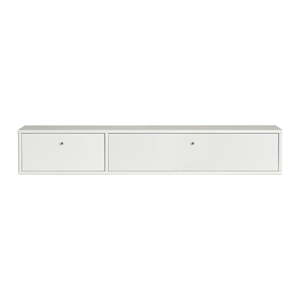 Fehér TV-állvány 136x22 cm Mistral – Hammel Furniture