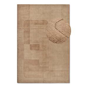 Bézs kézi szövésű gyapjú szőnyeg 160x230 cm Charlotte – Villeroy&Boch