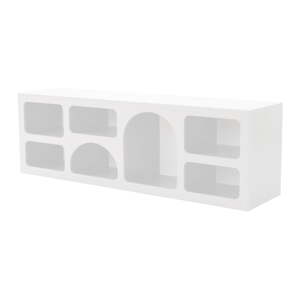 Fehér többszintes fali polc 160 cm Lorin – Kalune Design