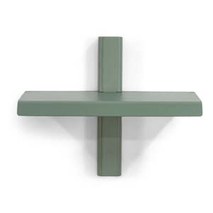 Zöld-szürke fém fali polc 28 cm Hola – Spinder Design