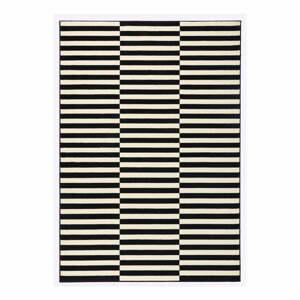 Gloria Panel fekete-fehér szőnyeg, 160 x 230 cm - Hanse Home