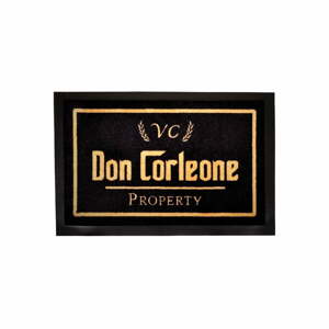 Don Corleone fekete lábtörlő, 40 x 60 cm - Hanse Home