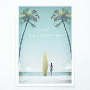 Poszter California, 50x70 cm - Travelposter